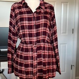 Lane Bryant flannel shirt 14/16